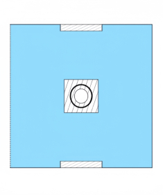 Khăn có lỗ với màng phẫu thuật (S01)